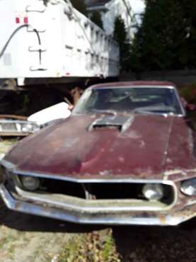 1969 mustang fastback project,complete car for sale in Brockton, MA
