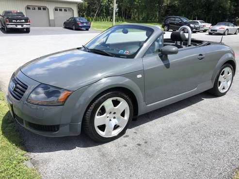 2001 Audi TT Quattro Roadster 6 Speed Nimbus Grey 1 Owner Clean Carfax for sale in Palmyra, PA