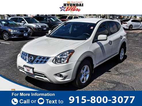 2013 Nissan Rogue S suv Pearl White for sale in El Paso, TX