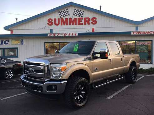 2014 FORD F350 CREW CAB LARIAT FX4 4WD 6.7 DIESEL 1 OWNER - cars &... for sale in Eugene, OR