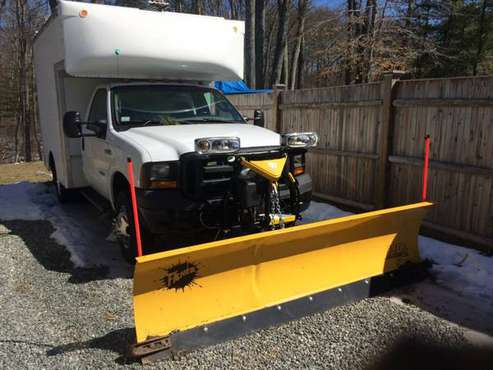 2007 Ford F350 Diesel, Enclosed utility body, 9' Plow for sale in Reading, MA