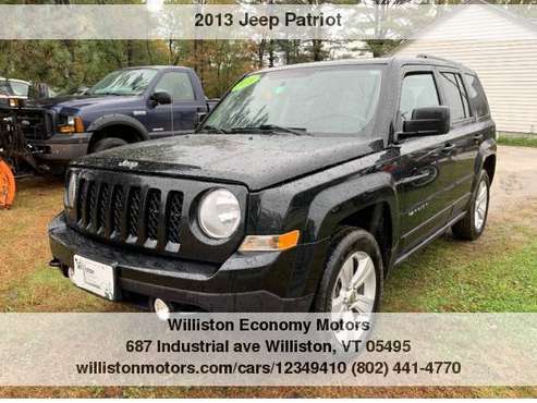 ☺6►2013 Jeep Patriot Sport 4WD for sale in Williston, VT