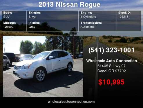 2013 Nissan Rogue AWD 4dr S for sale in Bend, OR