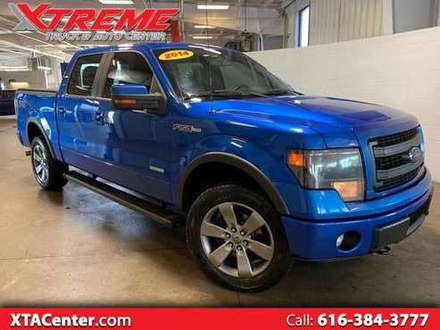 2014 FORD F-150 FX4 SUPERCREW 4WD LEATHER! BACKUP CAM! LOADED! for sale in Coopersville, MI