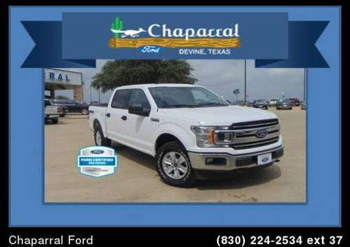 2018 Ford F-150 XLT CREW CAB 4X4 (Mileage: 35,055 )Ford Certified for sale in Devine, TX