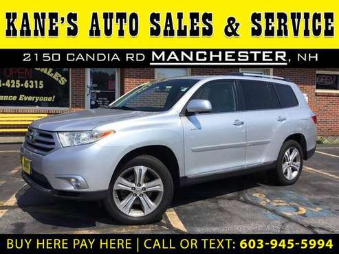 2012 Toyota Highlander Limited 4WD for sale in Manchester, NH