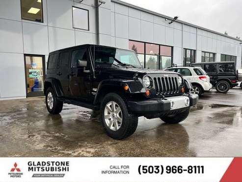2013 Jeep Wrangler 4x4 4WD Unlimited Sahara SUV - - by for sale in Milwaukie, OR