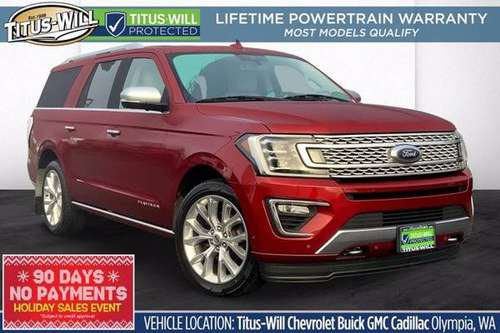 2018 Ford EXPEDITION MAX 4x4 4WD Platinum PLATINUM - cars & trucks -... for sale in Olympia, WA