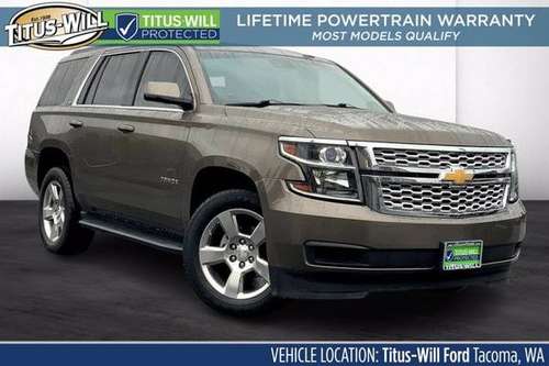 2016 Chevrolet Tahoe Chevy LT SUV - - by dealer for sale in Tacoma, WA