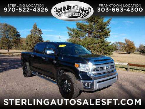 2015 Toyota Tundra Platinum CrewMax 5.7L 4WD - CALL/TEXT TODAY! for sale in Sterling, CO