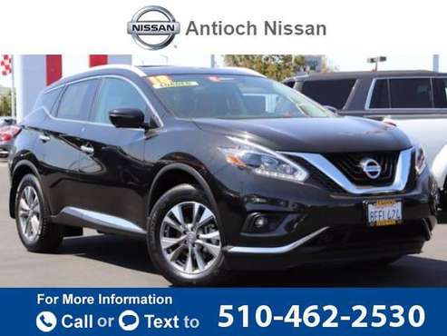 2018 Nissan Murano SL hatchback Magnetic Black Metallic - cars & for sale in Antioch, CA
