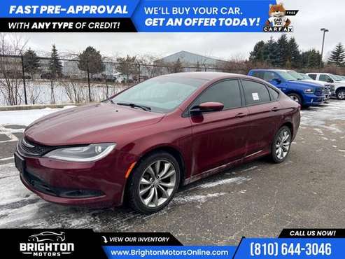 2016 Chrysler 200 S FOR ONLY 236/mo! - - by dealer for sale in Brighton, MI