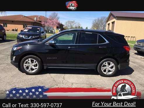 2020 Chevy Chevrolet Equinox Premier suv Black - - by for sale in Mansfield, OH