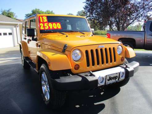 2013 JEEP WRANGLER 4D UNLIMITED SAHARA for sale in Corning, NY