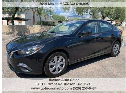 2014 MAZDA3 i Sport SEDAN ............... ONLY 38K MILES! 1 OWNER! for sale in Tucson, AZ