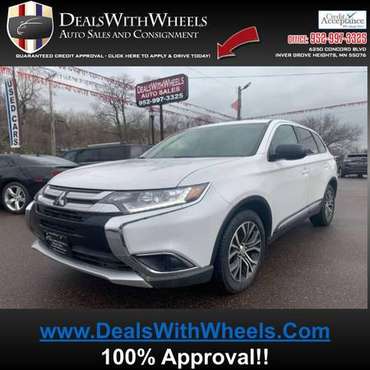 2018 Mitsubishi Outlander Se AWD (Great MPG! GUARANTEED APPROVAL! for sale in MN