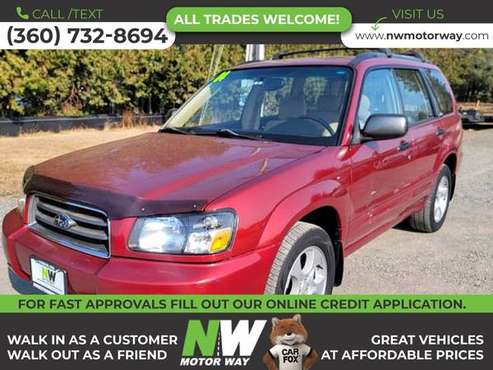2004 Subaru Forester XS Sport Utility 4D - - by dealer for sale in Lynden, WA