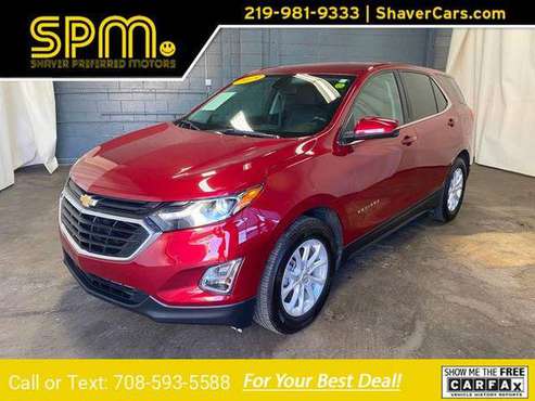 2018 Chevy Chevrolet Equinox LT suv MAROON - cars & trucks - by... for sale in Merrillville, IL