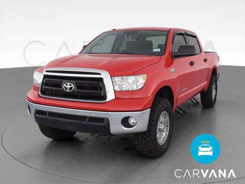 2012 Toyota Tundra CrewMax Pickup 4D 5 1/2 ft pickup Red - FINANCE -... for sale in Muskegon, MI