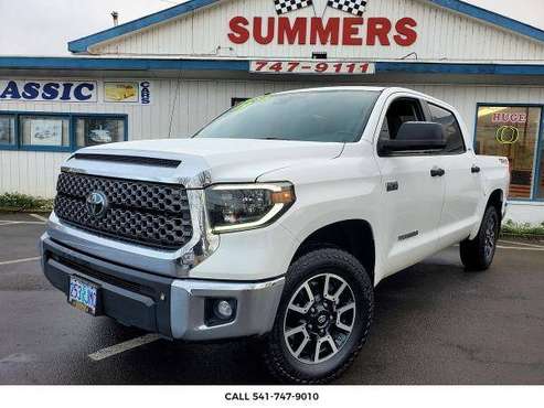 2019 TOYOTA TUNDRA SR5 5 7L V8 CREWMAX 4WD (White) for sale in Eugene, OR