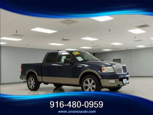 2005 Ford F150 Lariat Crew Cab Short Bed Leather 20 Inches Chrome Whee for sale in Sacramento , CA
