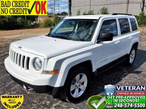 Jeep Patriot 4x4 -As Low As $179 Month 2.9% Rates! Warranty for sale in Waterford, MI