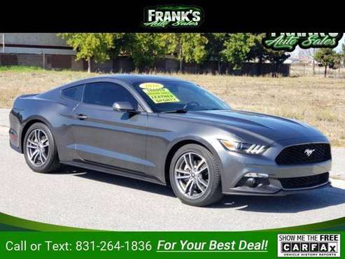 2016 *Ford* *Mustang* EcoBoost coupe GRAY for sale in Salinas, CA