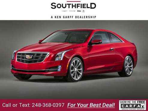2016 Caddy Cadillac ATS 2.0L Turbo Premium coupe - BAD CREDIT OK! for sale in Southfield, MI