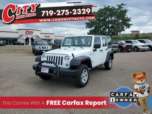 2017 Jeep Wrangler Unlimited Sport 4WD for sale in Canon City, CO