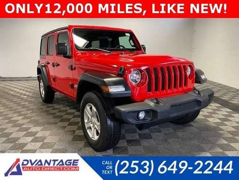 2020 Jeep Wrangler 4x4 4WD Unlimited Sport S SUV for sale in Kent, WA