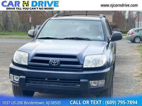 2004 Toyota 4runner SR5 4WD - - by dealer - vehicle for sale in Bordentown, NY