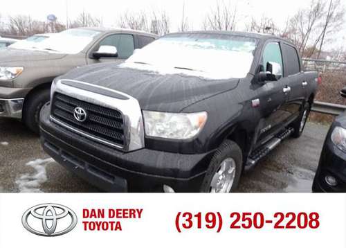 2008 Toyota Tundra Limited Black - cars & trucks - by dealer -... for sale in Cedar Falls, IA