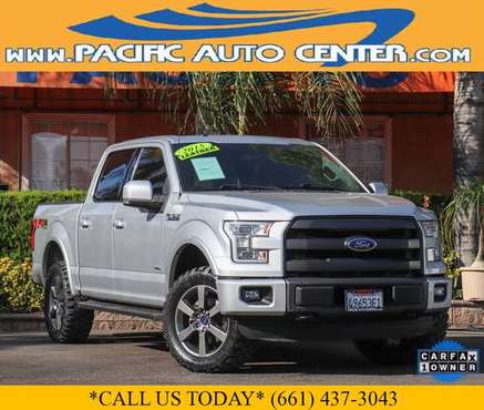 2015 Ford F-150 F150 Lariat Supercrew 4x4 FX4 EcoBoost Truck #27368 for sale in Fontana, CA