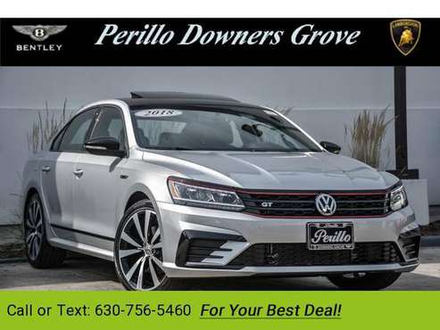2018 VW Volkswagen Passat V6 sedan Reflex Silver Metallic w/Black Roof for sale in Downers Grove, IL