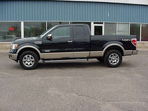 2012 ford f150 4x4 supercab lariat 3.5 ecoboost for sale in Pine City, MN