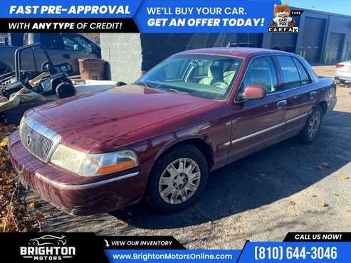 2005 Mercury Grand Marquis GS FOR ONLY 28/mo! - - by for sale in Brighton, MI