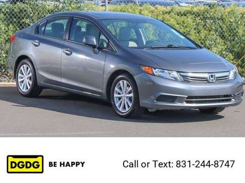 2012 Honda Civic Sdn EX sedan Gray - - by dealer for sale in Salinas, CA