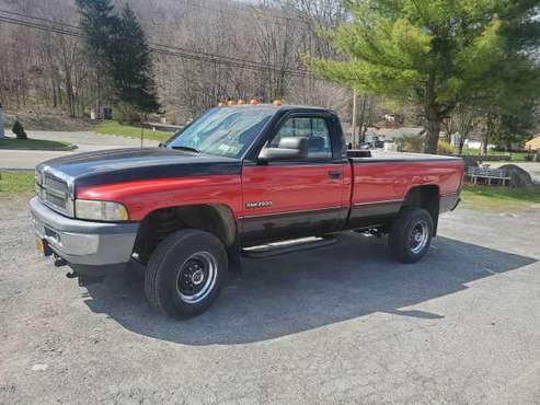 1996 DODGE RAM 2500 DIESEL CUMMINGS 4X4 - cars & trucks - by dealer... for sale in Cold Spring, NY