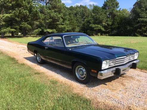 Dark Forest Green / Tan Interior 318 Plymouth Duster Runs Great! for sale in Farmville, NC