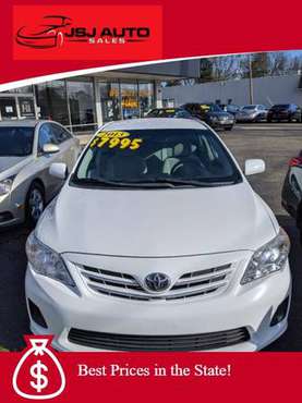 2013 TOYOTA COROLLA LE jsjautosales.com - cars & trucks - by dealer... for sale in Canton, OH
