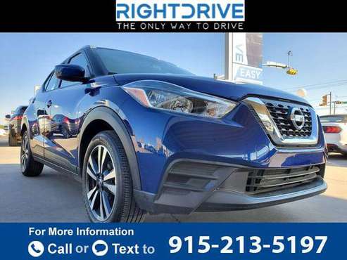 2019 Nissan Kicks SV Sport Utility 4D suv BLUE - cars & trucks - by... for sale in El Paso, TX
