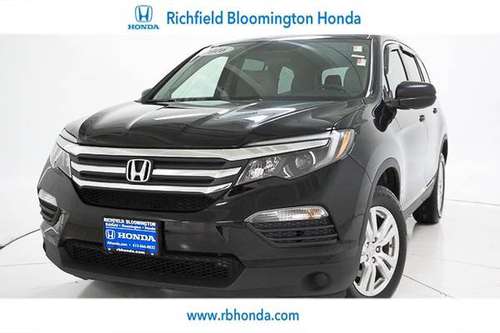 2016 *Honda* *Pilot* *AWD 4dr LX* Crystal Black Pear for sale in Richfield, MN