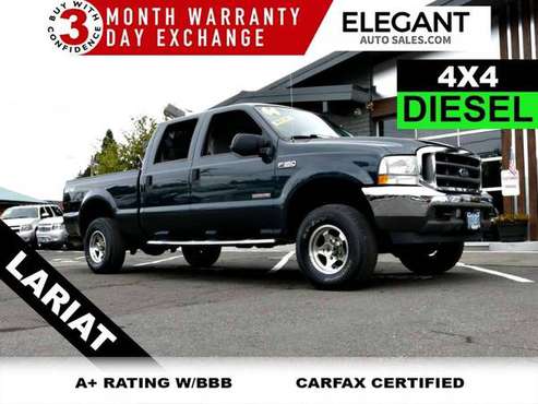 2004 Ford Super Duty F-350 Lariat 4X4 LEATHER LOADED DIESEL US TRUCK P for sale in Beaverton, OR