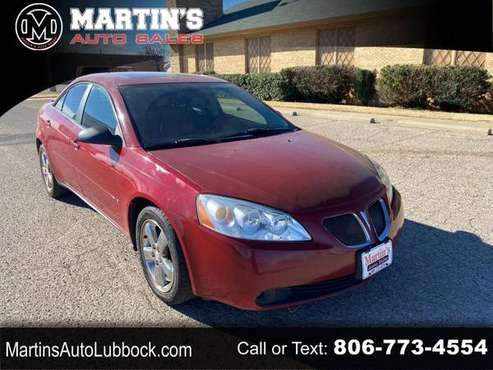 2007 Pontiac G6 4dr Sdn GT - - by dealer - vehicle for sale in Lubbock, TX