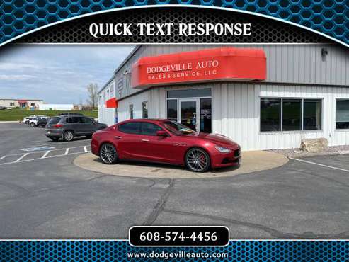 2015 Maserati Ghibli S Q4 4D Sedan AWD - - by dealer for sale in Dodgeville, WI