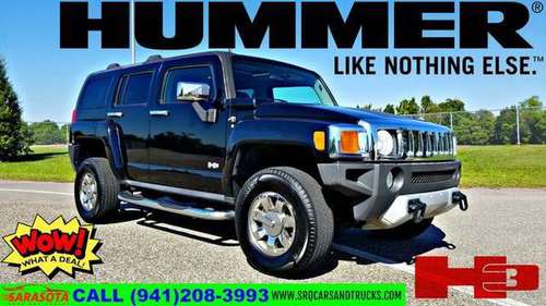 2008 HUMMER H3 SUV Luxury 4X4 BLACK LEATHER for sale in Ocala, FL