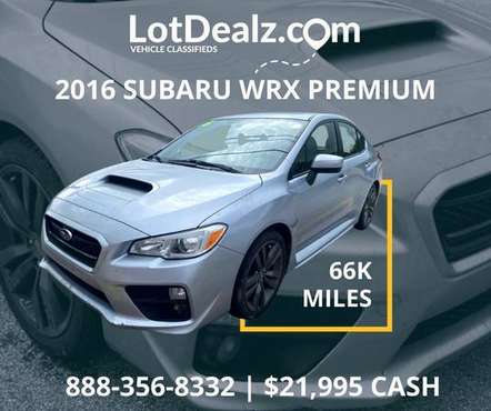 2016 SUBARU WRX - - by dealer - vehicle automotive sale for sale in Merritt Island, FL