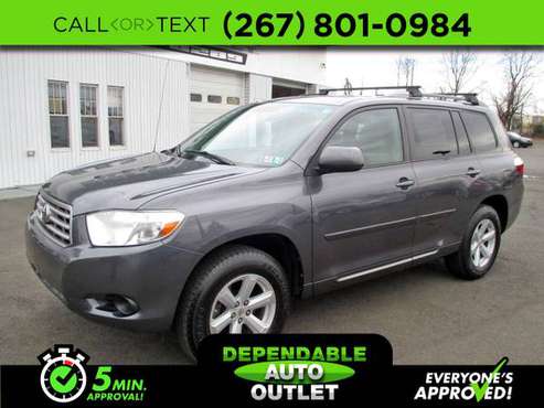 2010 Toyota Highlander 4dr V6 w/3rd Row (Natl) - cars & trucks - by... for sale in Fairless Hills, PA