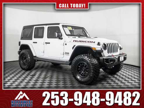Lifted 2018 Jeep Wrangler Unlimited Rubicon 4x4 for sale in PUYALLUP, WA