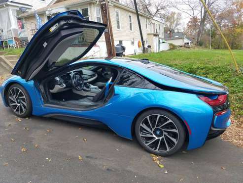 Beautiful and Rare Blue Tera World '16 BMW I8, 0nly 28K miles - cars... for sale in Quantico, District Of Columbia